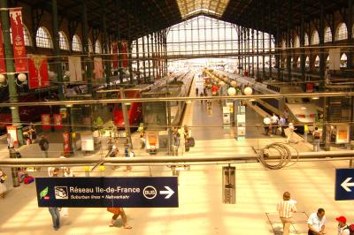 bird view of Gare du Nord